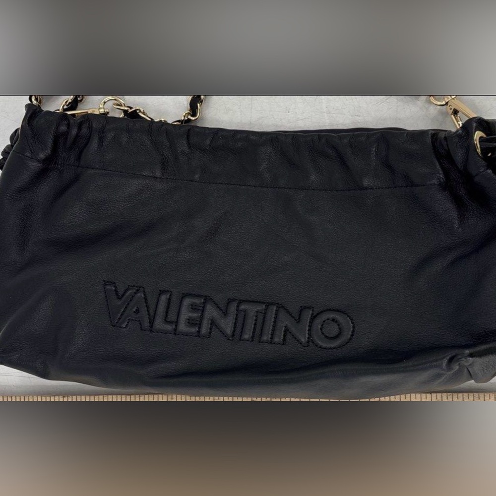 Mario Valentino Cara Black Leather Bag